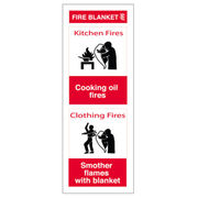 Fire Blanket ID Sign